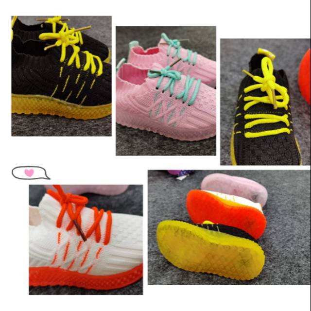 J013D. SEPATU LED ANAK CEWE COWO/ SEPATU FASHION ANAK.1-7 TAHUN