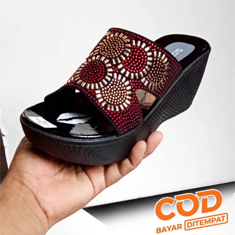 SANDAL SOFIYA TERLARIS KOREAN STYLE/SENDAL WANITA TERBARU KEKINIAN/SANDAL WEDGES TERBARU HARGA GROSIRAN