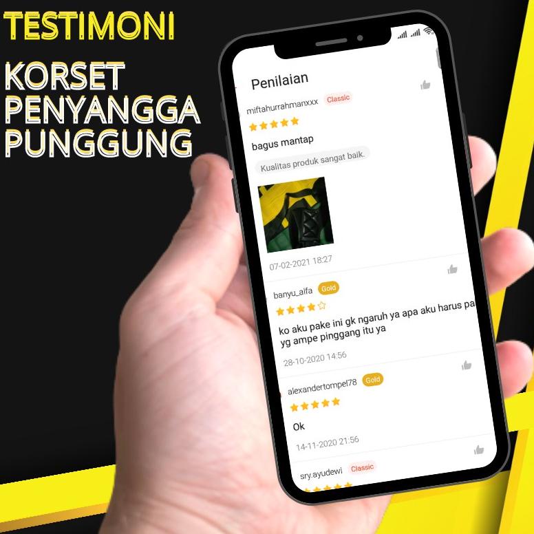 Korset Penegak Penyangga Punggung Alat Terapi Tubuh Posture Support Corrector Korset Pria Wanita P6