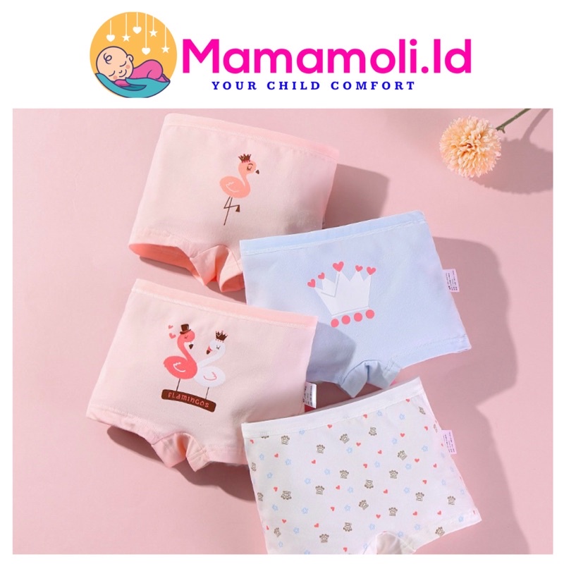 CD / Celana Dalam Anak Perempuan / Celana Dalam Boxer Anak Perempuan/ Celana Dalam Segi Empat/ Kancut Anak Perempuan/ Kolor Anak Perempuan Cewek/ Kids Underwear / Girl Underwear/ Pakaian Dalam Anak Perempuan