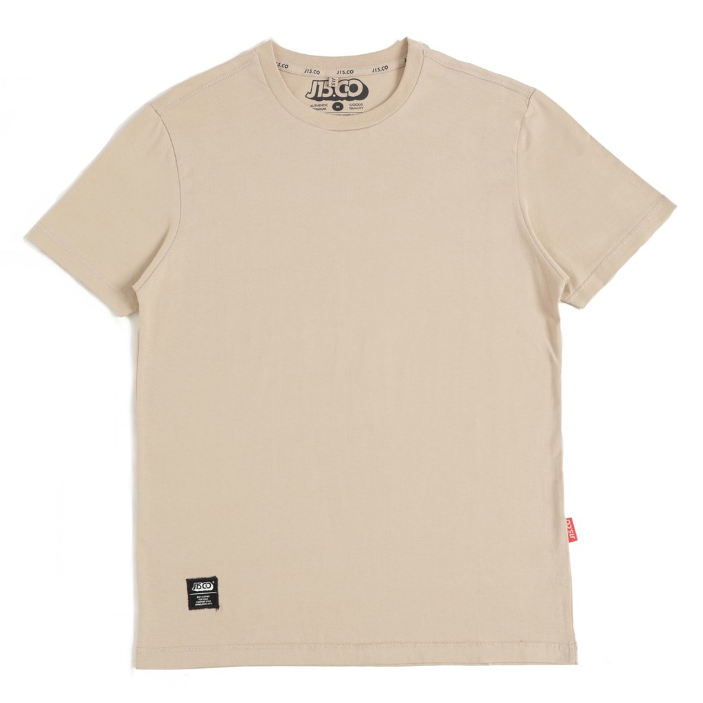 Tshirt kaos polos pria SLICO CREAM SLIMFIT