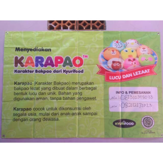 Karapao (bapao karakter dari kyurifood isi 6 pcs)