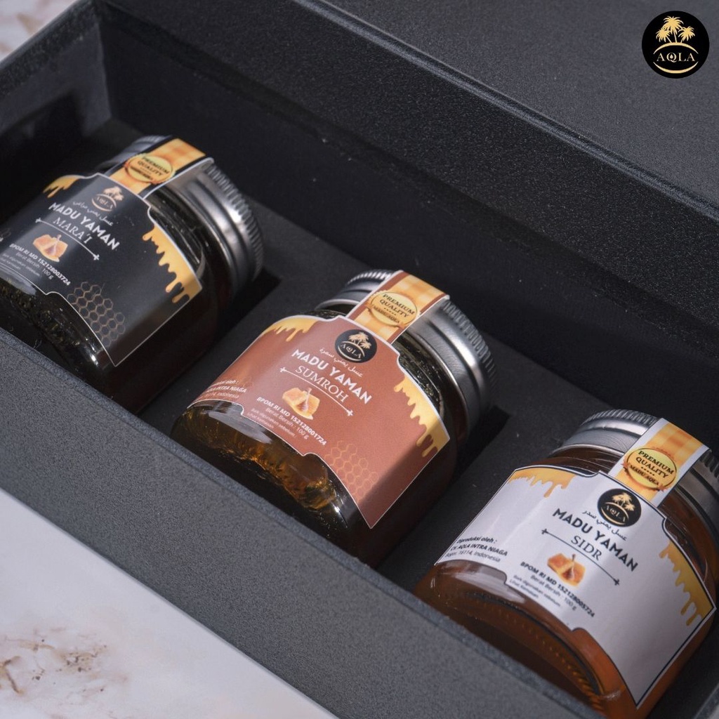 Hampers Madu Yaman Mara'i Sumroh Sidr Parcel Madu Premium best Quality  / Kado pernikahan / kado premium