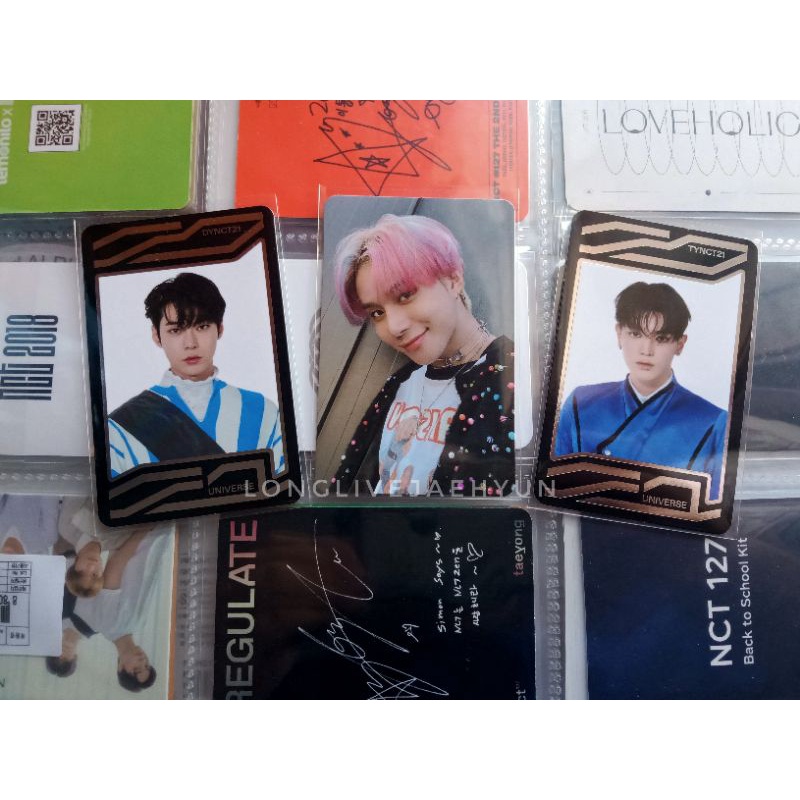 

Photocard Universe Card Doyoung Taeyong Jungwoo Taeil Jewel Cover Universe SET