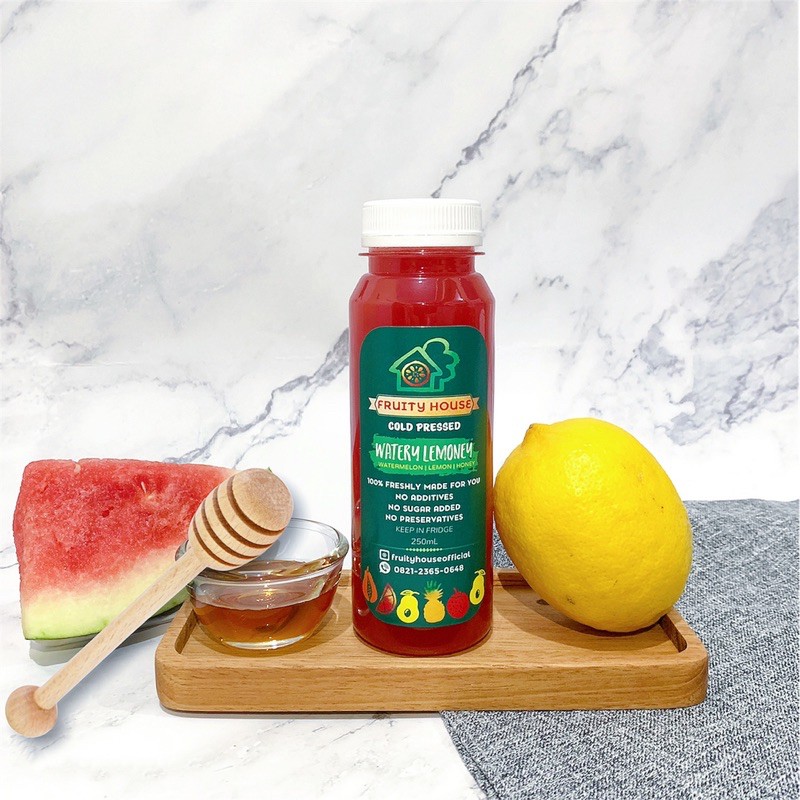 

Watery Lemoney | Jus Semangka Lemon Madu | Cold Pressed Juice | 250ML