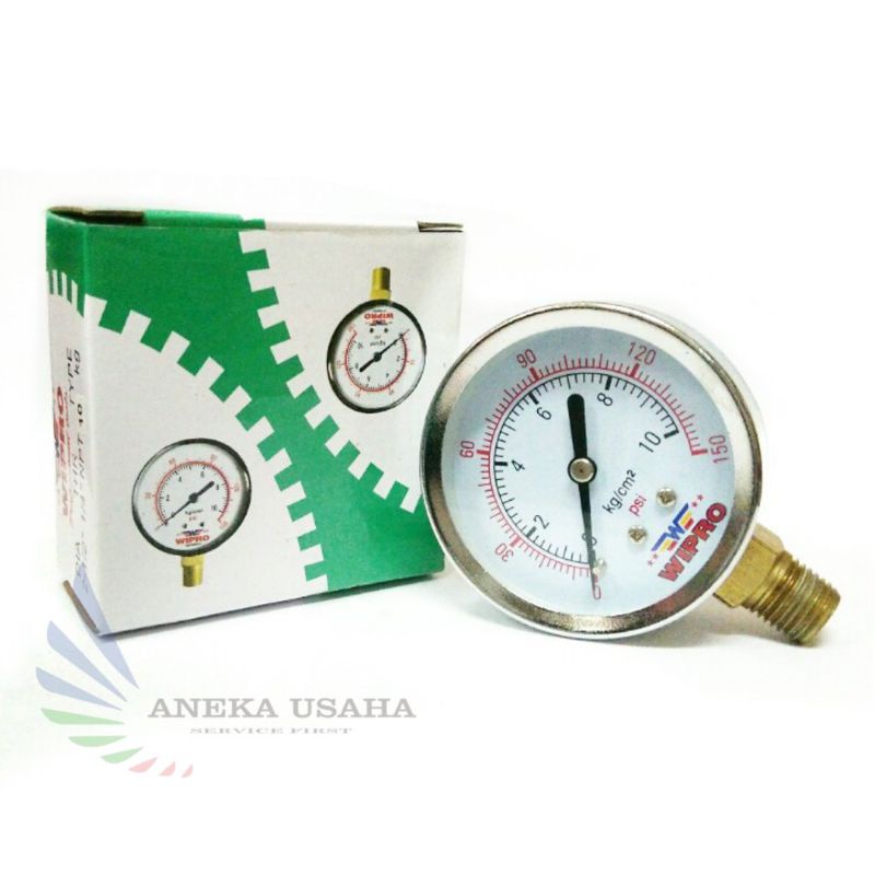 Manometer wipro 10 dan 16 bar