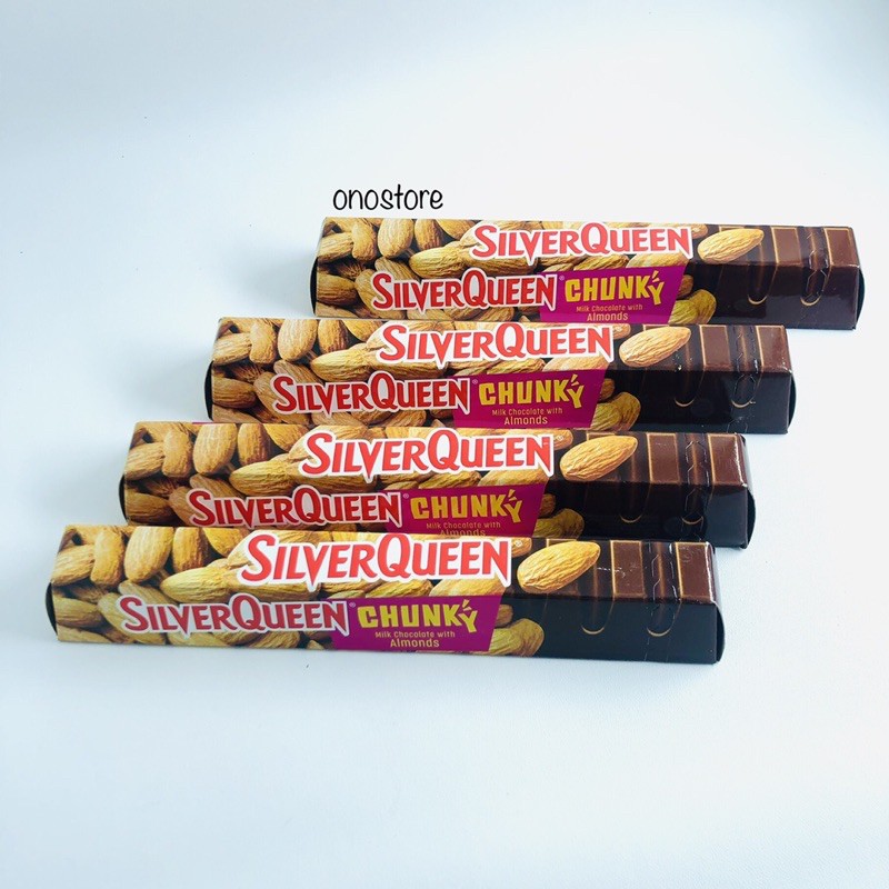 

Silverqueen Chunky Bar Almond 85 gram/85 gr/85