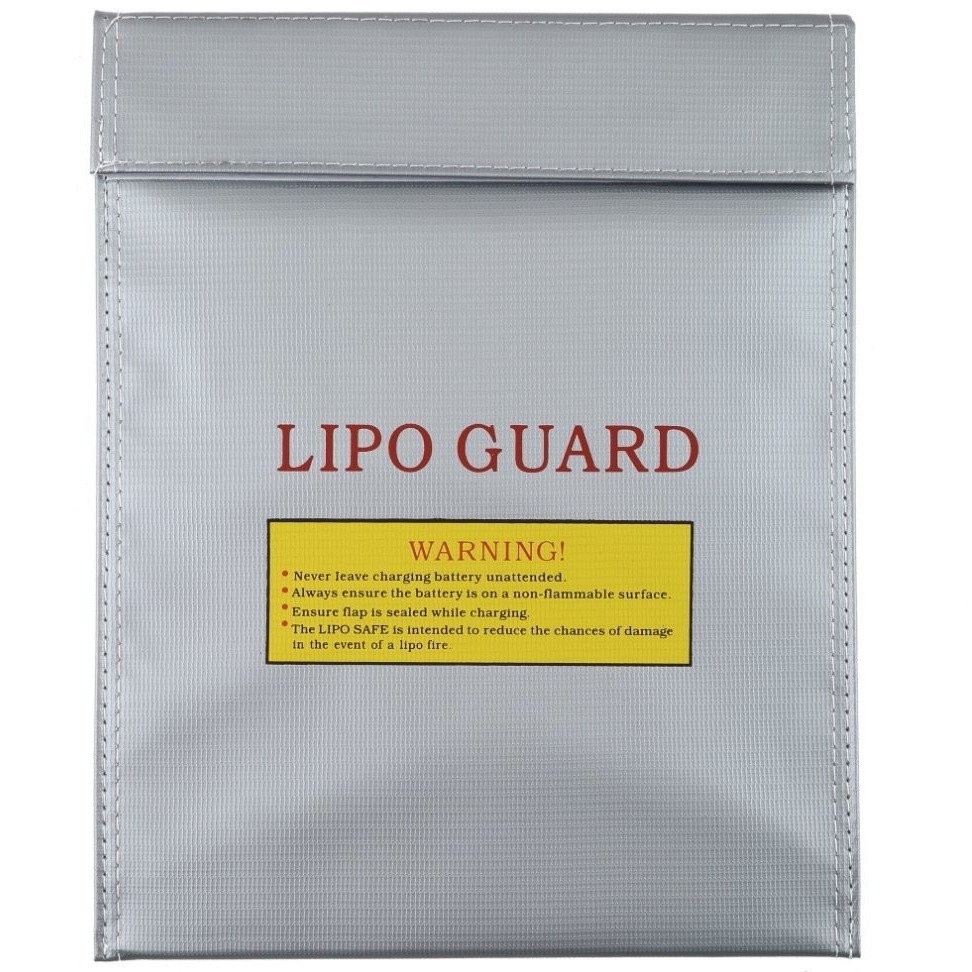 Generic RC LiPo Battery Safety Guard Charge Bag 29 x 22.5 cm - AA401 - OMBT1WSV Silver