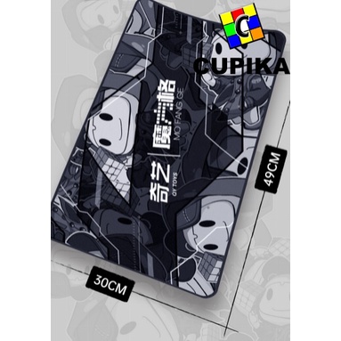 Rubik Mat Lucu Qiyi Qy Yj Moyu Besar Mouse Pad Karakter Blackbase