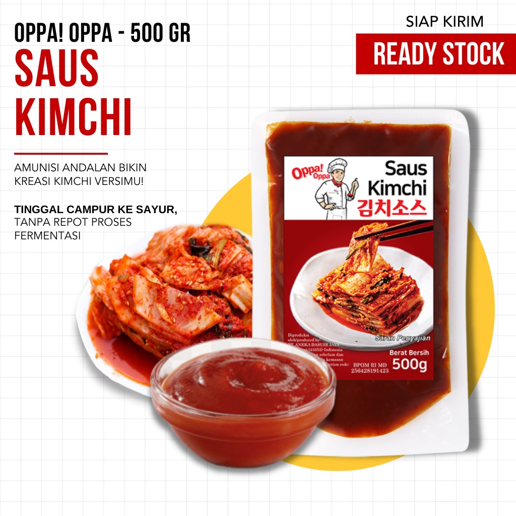 Saus Kimchi Khas Korea Super Lezat Oppa! Oppa (TERMURAH)