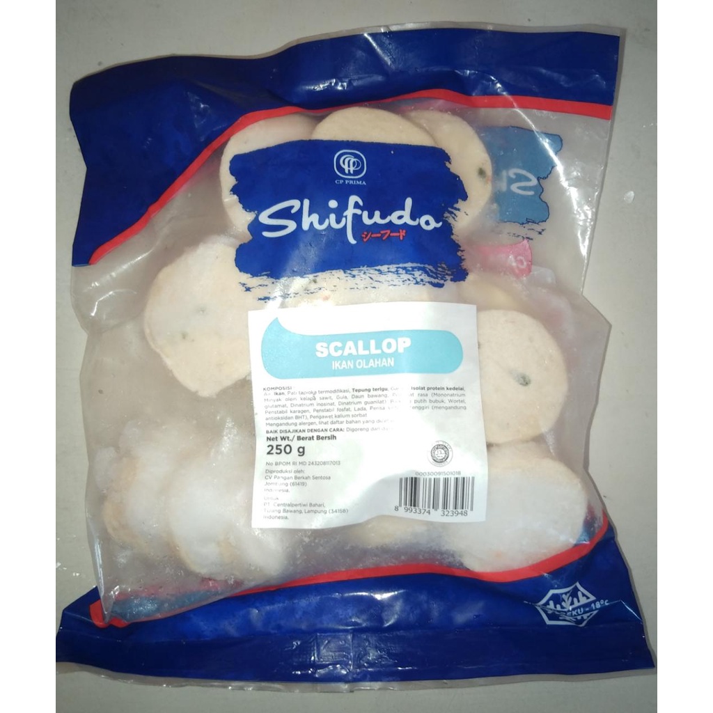 

SHIFUDO SCALLOP 250GRAM