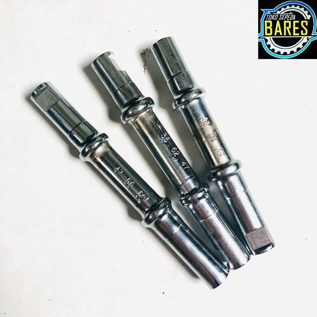 BB Axle Sepeda Chin Haur Y3 / CA Rally / 3616 Mini Bottom Bracket Bulat / As Tengah