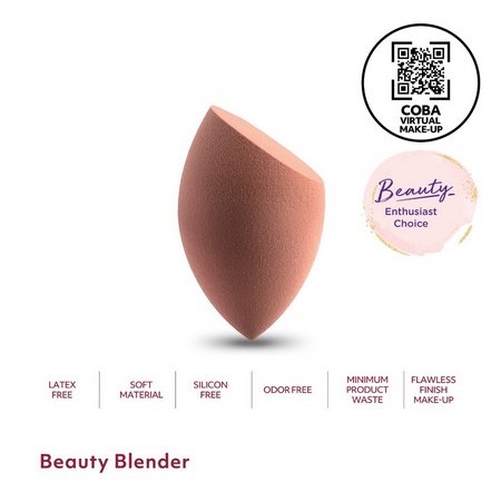 ⭐BAGUS⭐ MARINA Glow Ready Brush Set / Beauty Blender | Beauty Sponge Kuas Make Up Eyeshadow Blush On