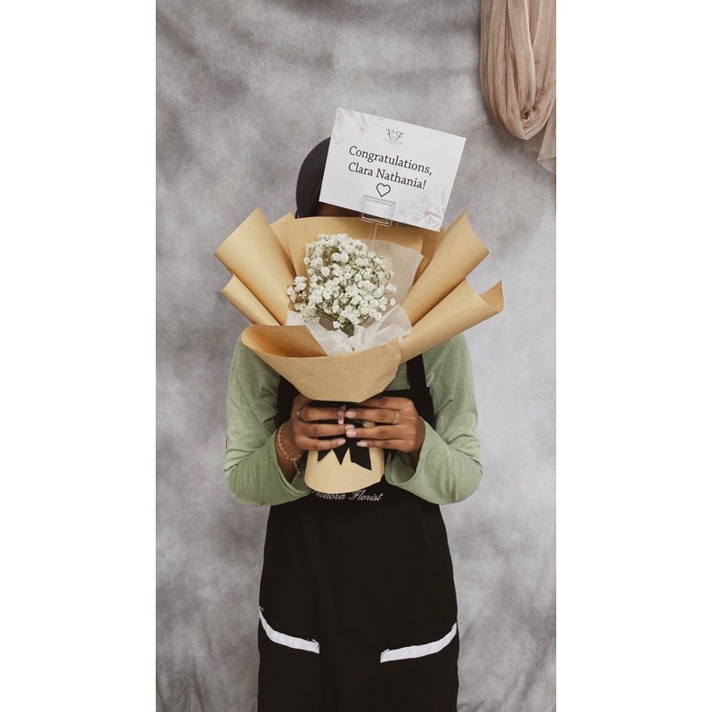 Buket baby breath segar/ baby breath asli fresh