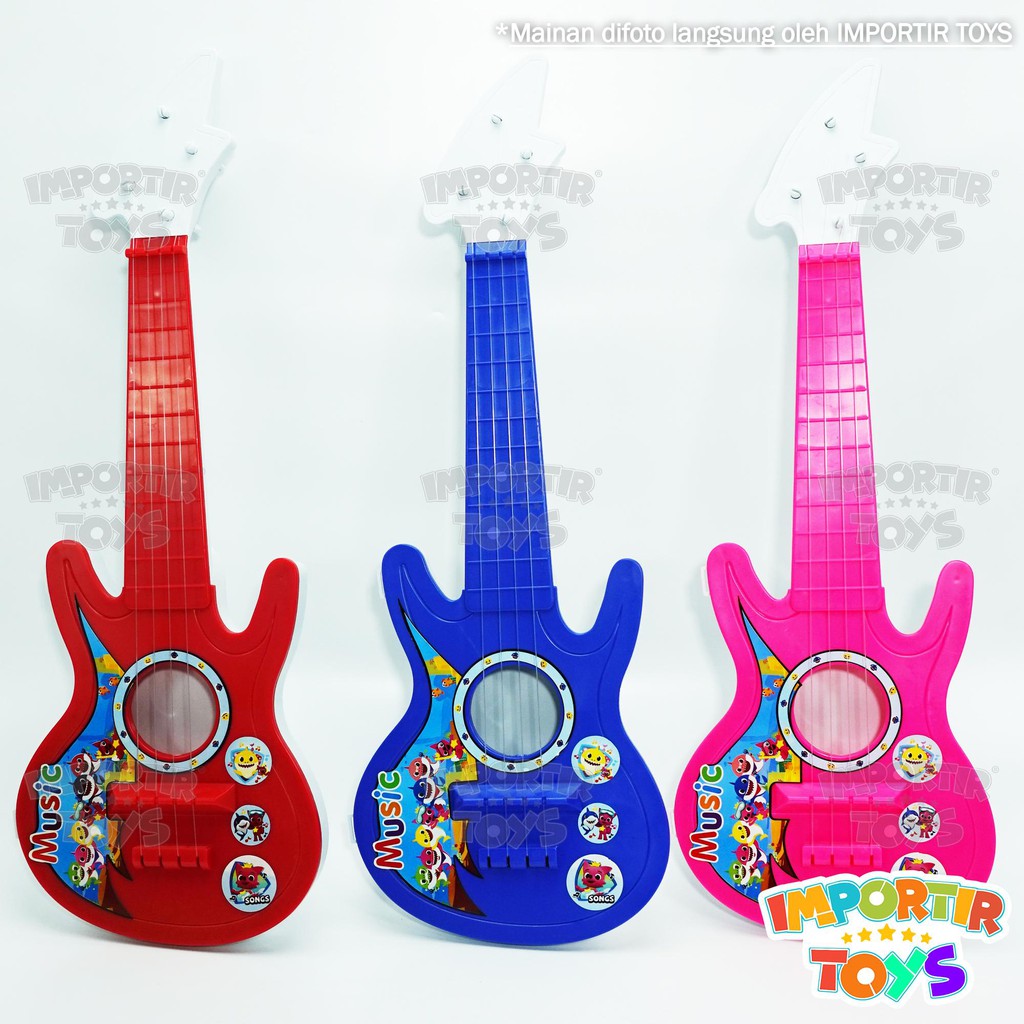 Mainan Set Musik Anak Gitar Saxophone Timbre Guitar 3 in 1 Keren Berkualitas!