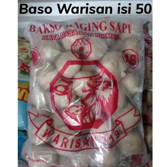 

Bakso Warisan 319 AB isi 50 / Baso Warisan