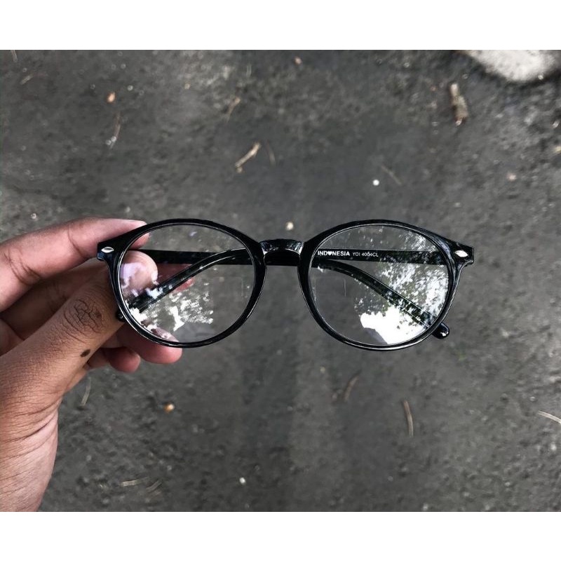 Termurah,frame kacamata oval lensa normal frame kacamata lentur anti patah