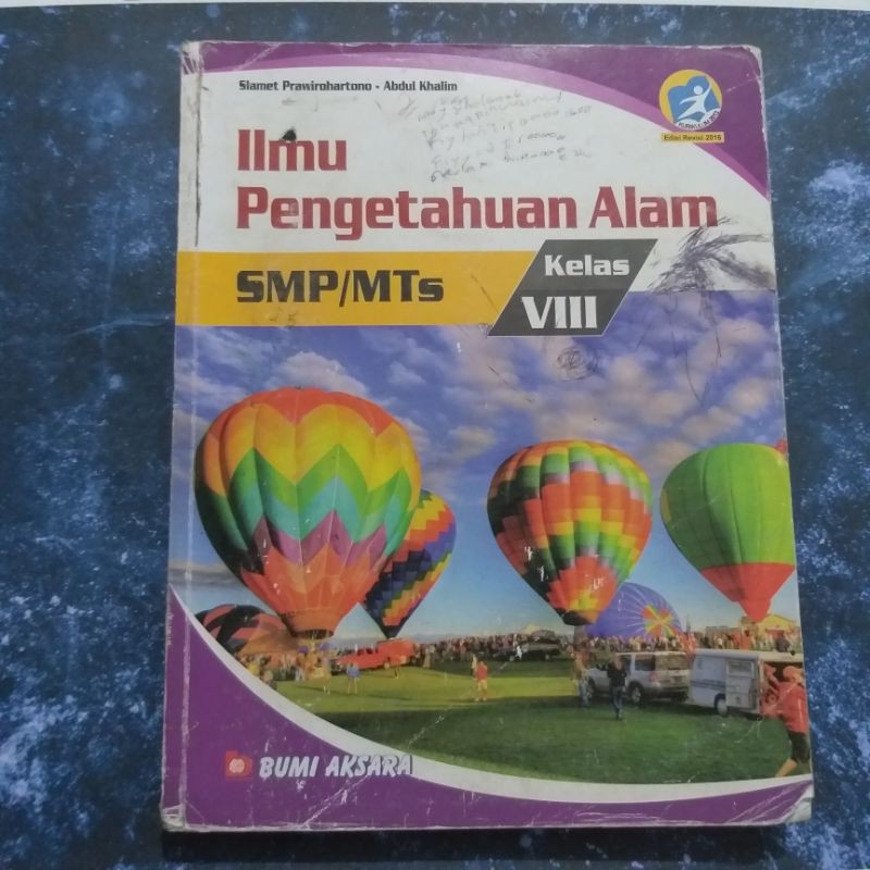 ILMU PENGETAHUAN ALAM KELAS 2 DAN 3 SMP BUMI AKSARA