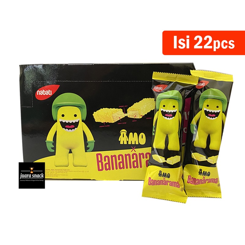 Amo Bananarama Nabati 1 Box Isi 20pcs x 14gr