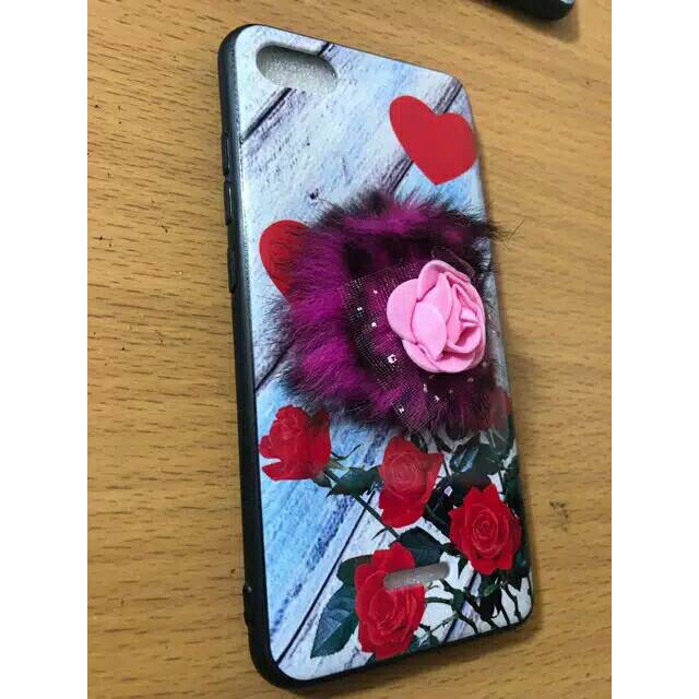 hardcase fuze bunga oppo f9