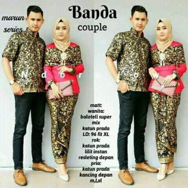 Batik Couple Lilit Shaqila / Banda Couple / Shakila Shaqilla