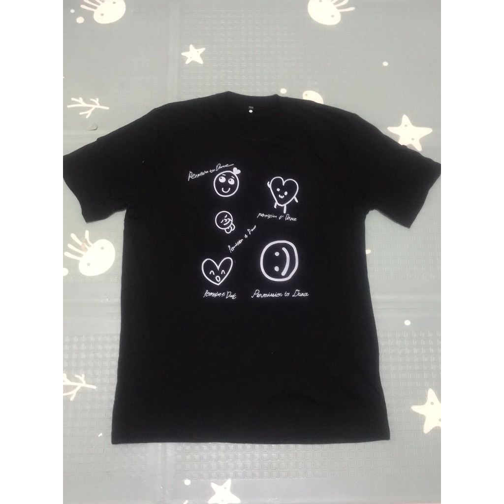 Kaos Bangtan Taehyung Permission to dance Las Vegas Sablon Depan