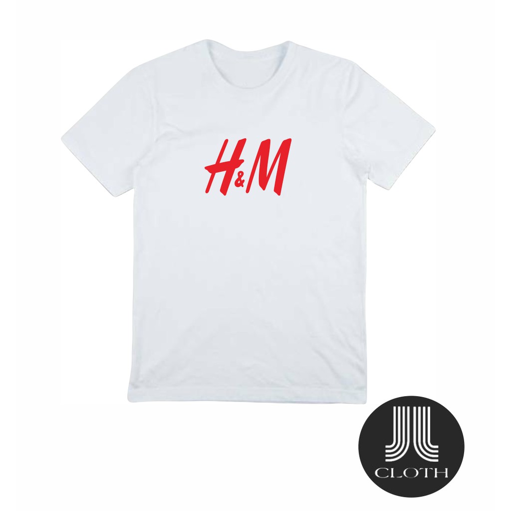 T SHIRT BAJU KAOS DISTRO PRIA WANITA H&amp;M HNM COTTON COMBED 30S