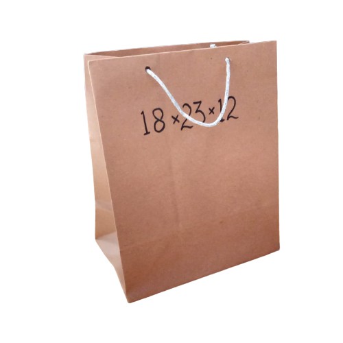 

Paper Bag Polos Coklat Murah / Tas Kertas Coklat Murah Ukuran 18 x 23 x 12