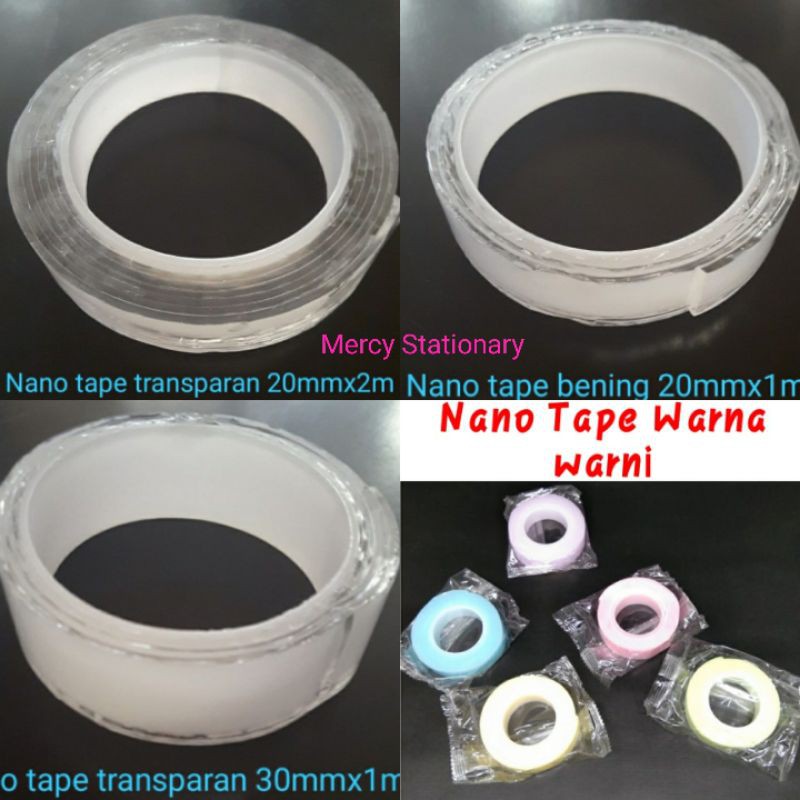 

Nano Tape Bening Polos - Nano Tape Warna - Double Tape Warna - Double Tape Super