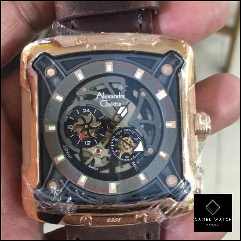 Promo JAM TANGAN ALEXANDER CHRISTIE GOLD AUTOMATIC