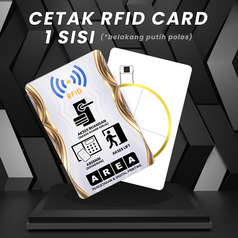 

Cetak Print RFID Proximity Card 1 Sisi Tanpa Laminasi/Kartu Akses 1 Sisi