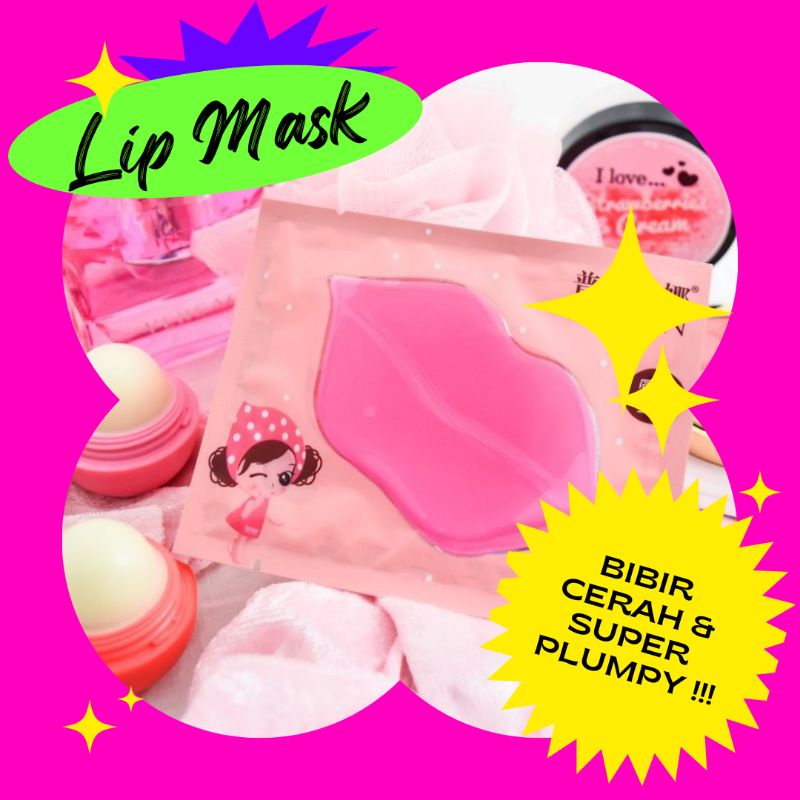 Lips Mask Collagen Masker untuk Bibir Hitam