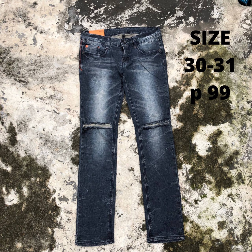 Jual CELANA RIPPED JEANS SECOND BRANDED 17PCS Indonesia