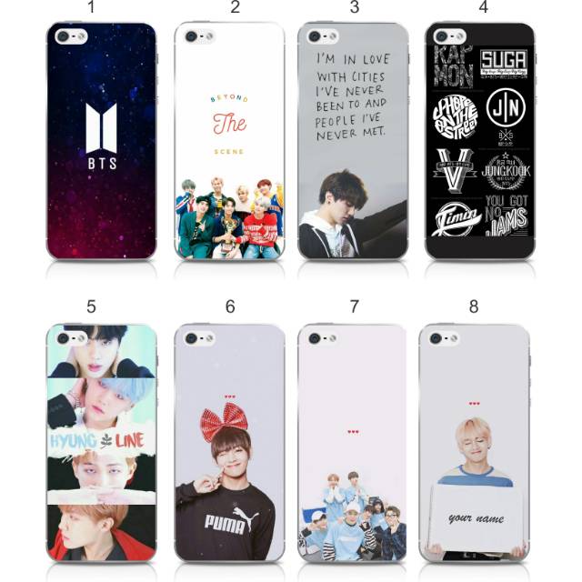 Custom case  BTS version Shopee Indonesia