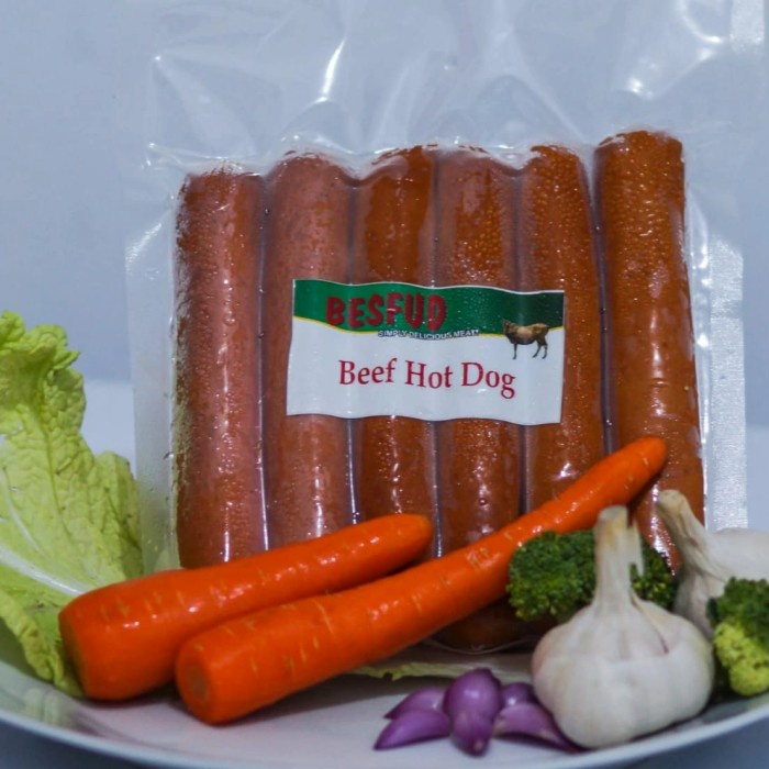 

Daging Asap - Beef Hotdog Premium Khas/Asli Bali 1000Gr. Sosis Daging Sapi Asap