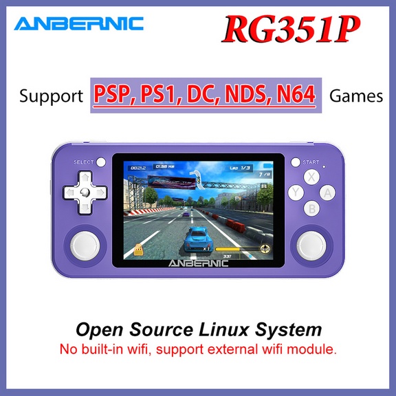 ANBERNIC RG351P Retro Handheld Video Game Console Mini Portable Gaming