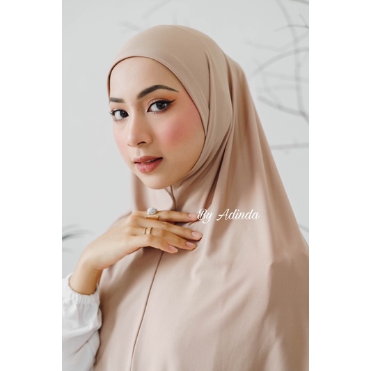 𝐁𝐘 𝐀𝐃𝐈𝐍𝐃𝐀 Khimar Daisy Jersey Bergo Instant Premium Non Pad syria Hijab Daily Daissy Jilbab malay Simple instan Kerudung