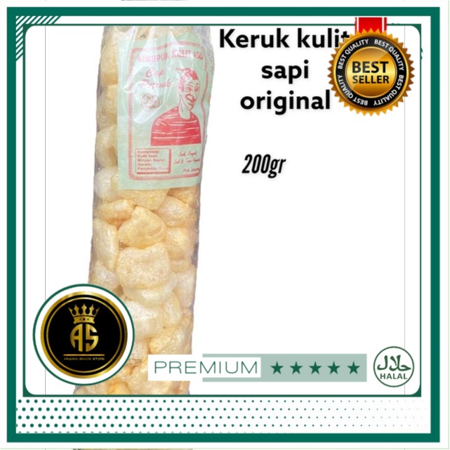 

KERUPUK RAMBAK KULIT SAPI PREMIUM ORIGINAL 200 GRAM