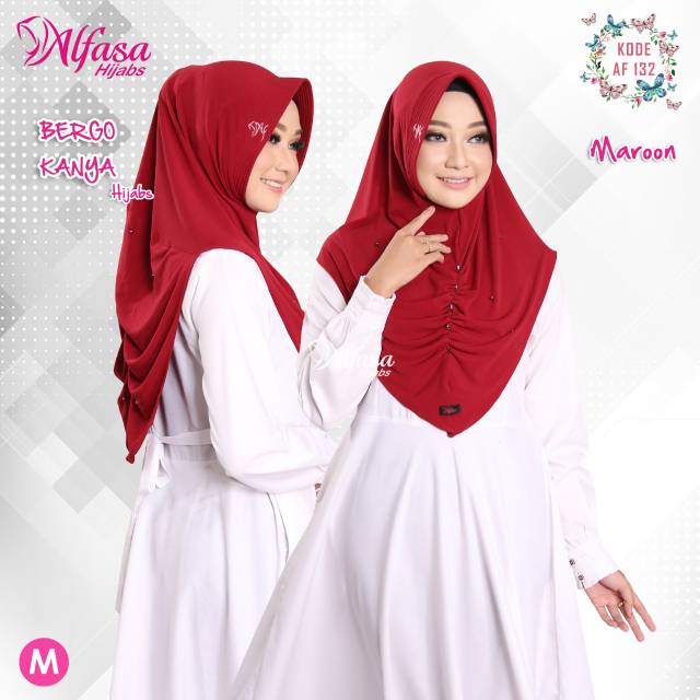 Bergo kanya by alfasa hijabs size M