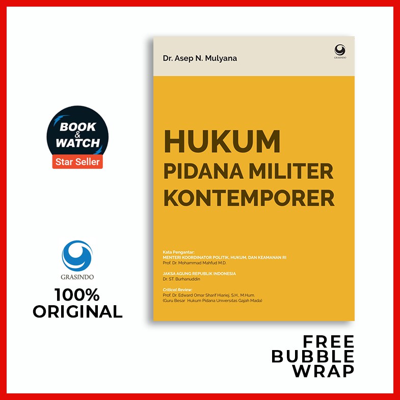 Buku Hukum Pidana Militer Kontemporer - Dr. Asep N. Mulyana - Original Grasindo
