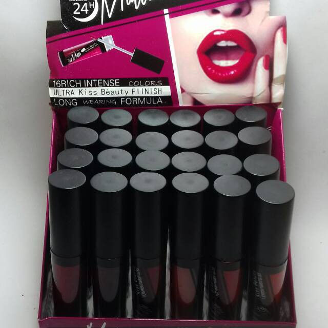 Lip Cream Matte Kiss Beauty Lusinan