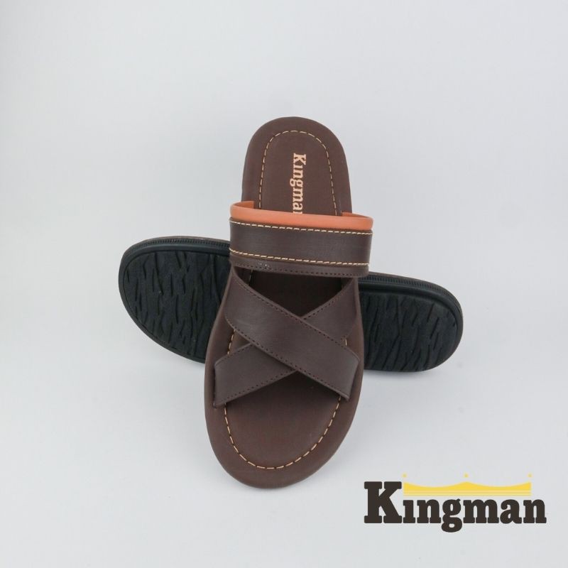 [CLEARANCE] Kingman Sandal Pria Istanbul Premium Stylish Original Sandal Kulit Pria Kualitas Premium Import