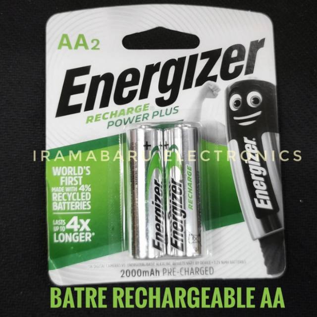 Batre Rechargeable AA ENERGIZER 2000mAH