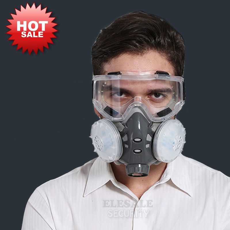 SAFURANCE Masker Gas Respirator Anti-Dust Chemical - SF03-Hitam