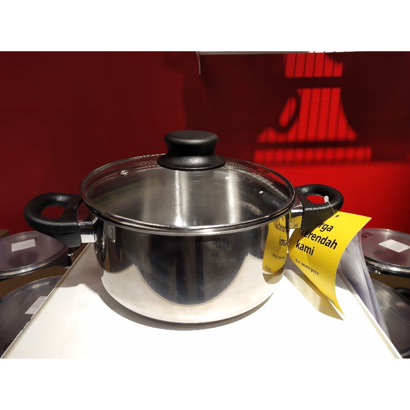 ANNONS/ Panci dengan penutup Ikea/ Panci Ikea / Panci Baja Panci 2,8 liter Ikea d 21cm