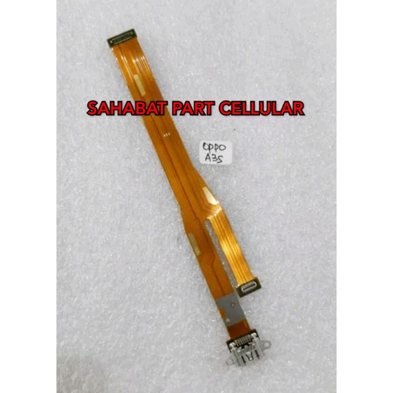 FLEXIBLE FLEXIBEL FLEKSIBEL CONNECTOR KONEKTOR CHARGER CON CAS OPPO A3S LAMA CPH1803 ORIGINAL