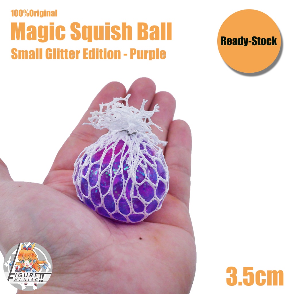 Mainan Anak - Magic Squishy Ball Small Glitter Edition 3.5 Cm