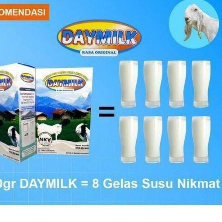 

Barang Baru Daymilk Susu Kambing Etawa/day milk susu kambing asli Halal Bpom 200gram;