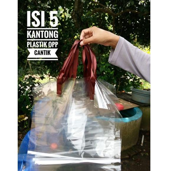 

PROMO SPESIAL Plastik opp buket 5pc sudah ada pita pegangan 3596 ⇁