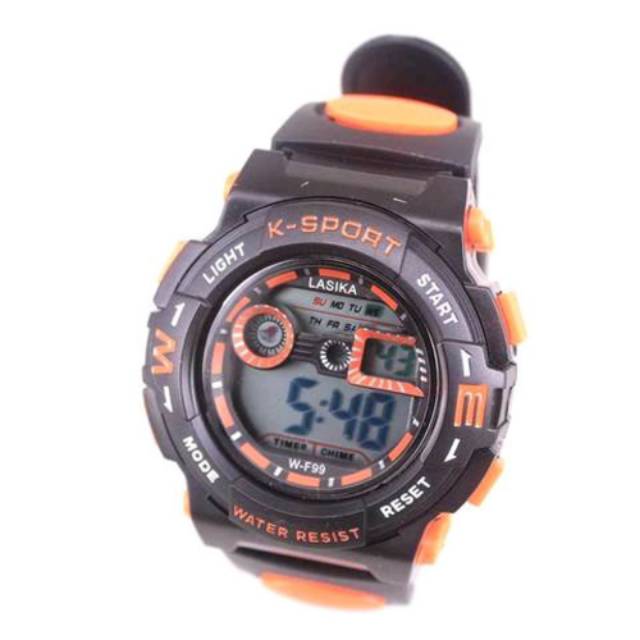 Jam Tangan Pria Anti Air Keren Sporty Lasika Strap Rubber F-99